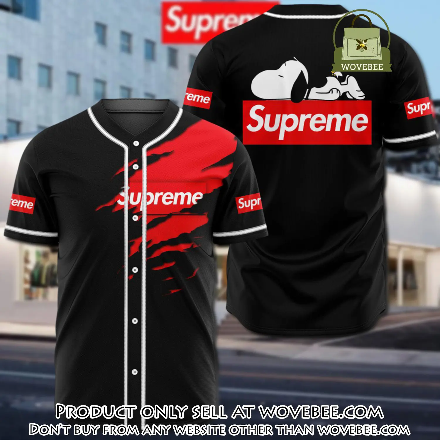 Supreme snoopy disney baseball jersey shirt luxury bjs1245 wvb4624351